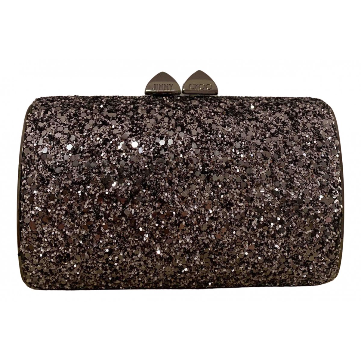 Celeste glitter clutch bag