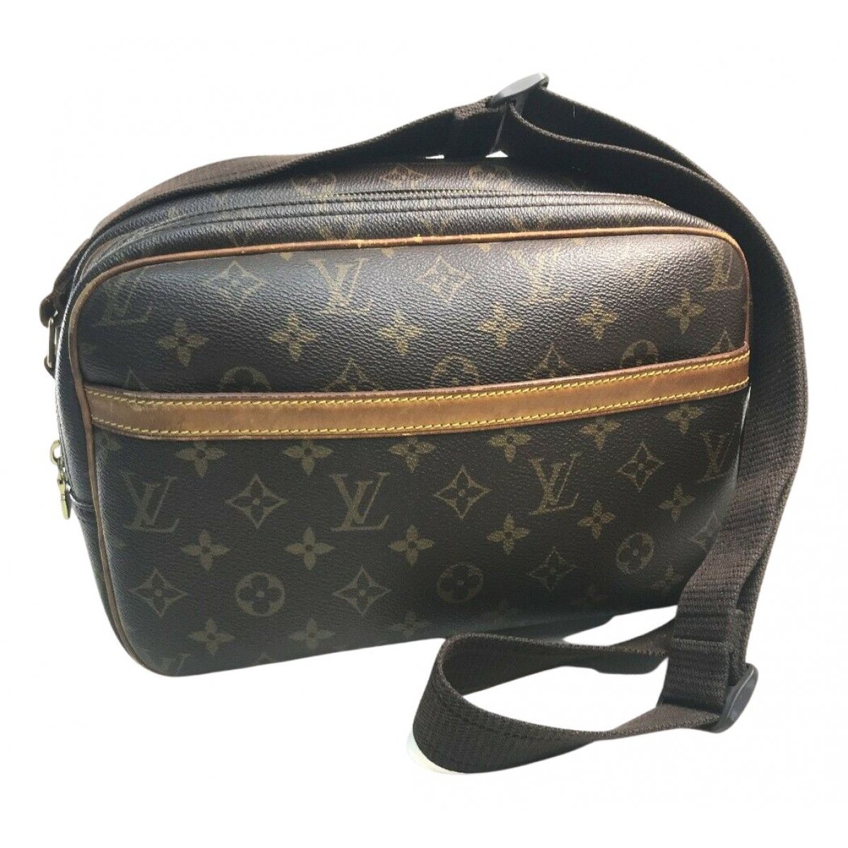 Reporter cloth crossbody bag