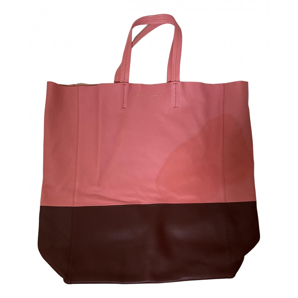 Cabas leather tote