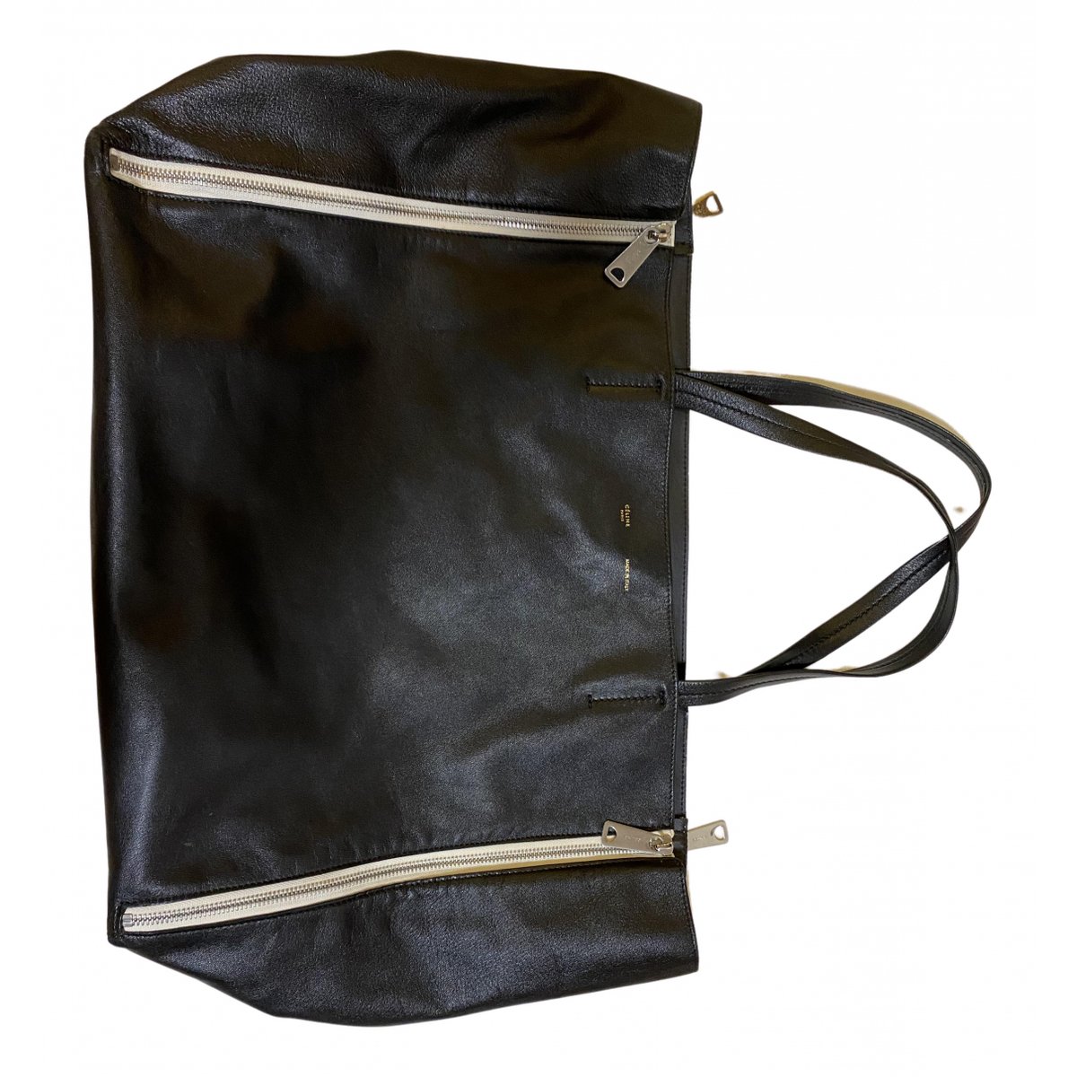 Cabas Horizotal leather tote
