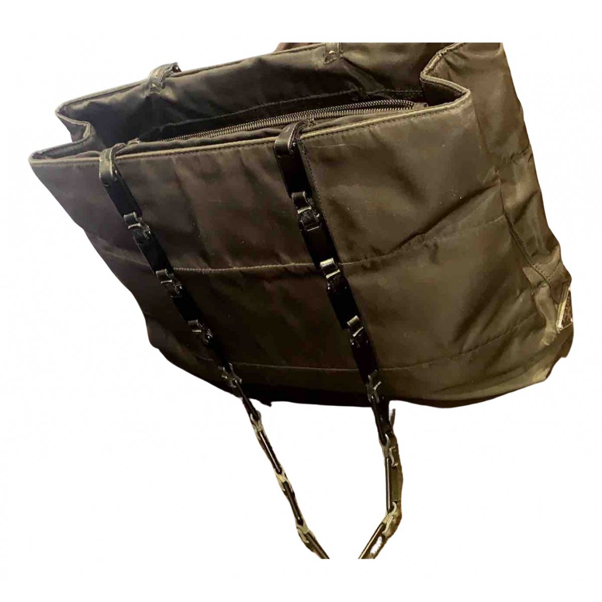 Tessuto Metallo cloth handbag