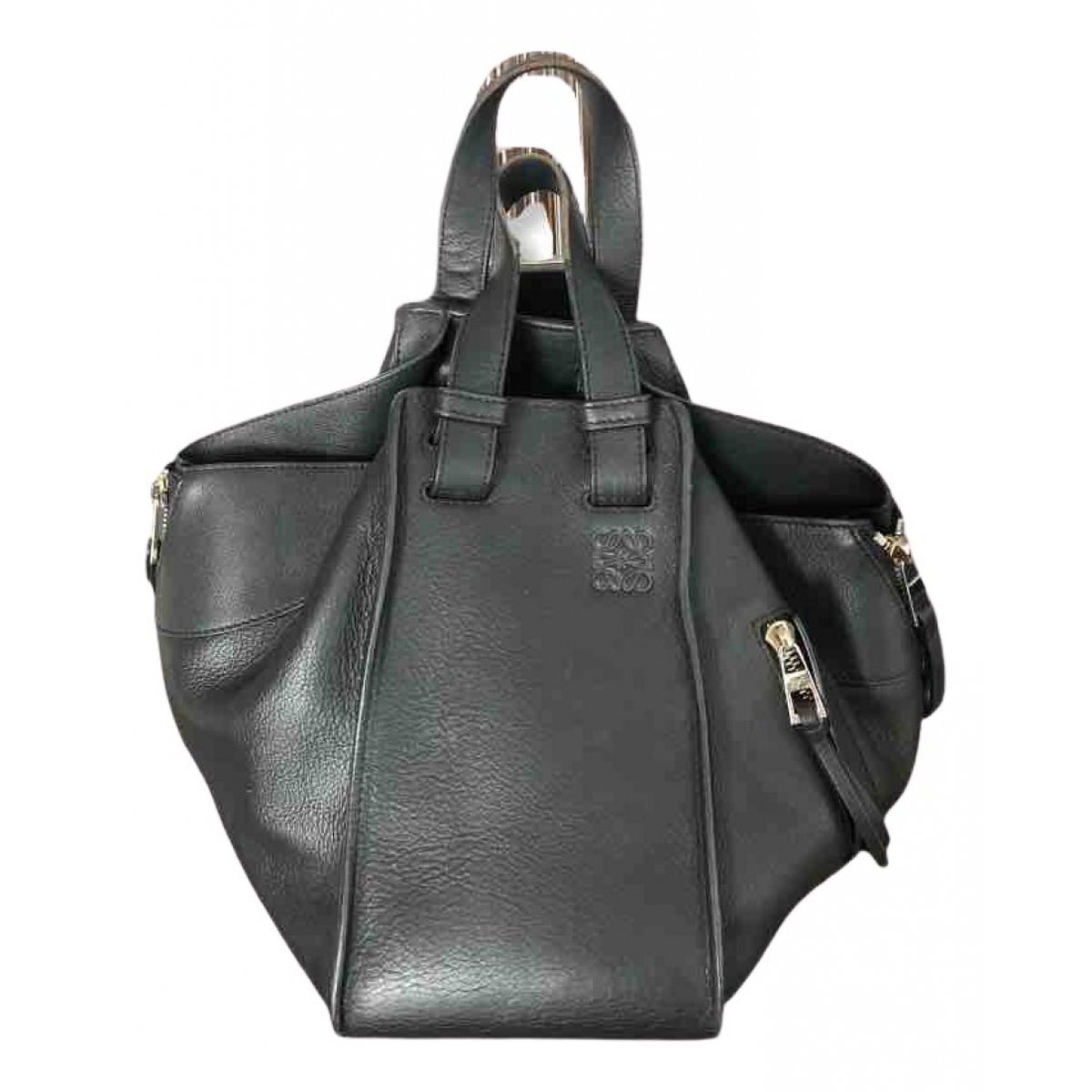 Hammock leather handbag