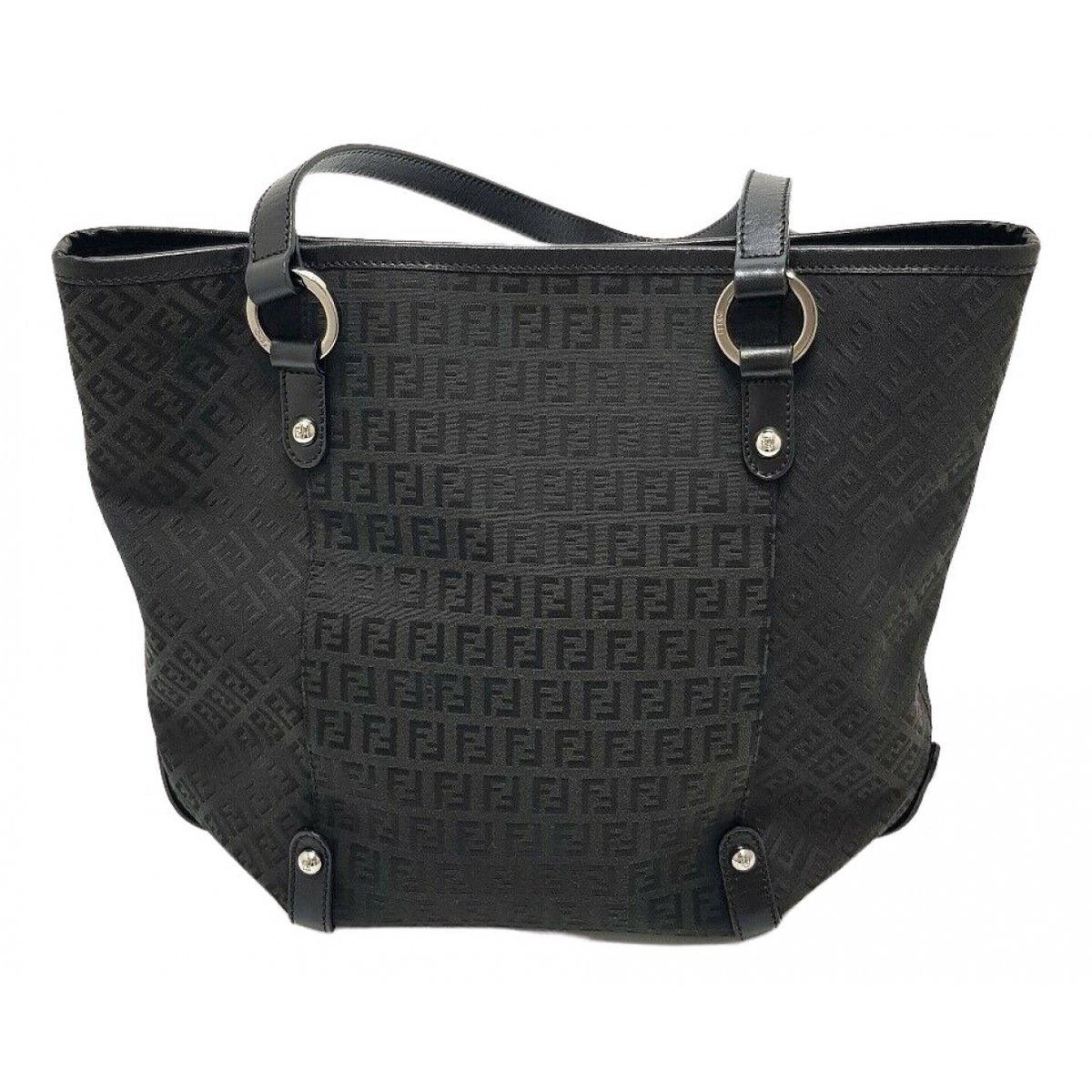 FF leather tote