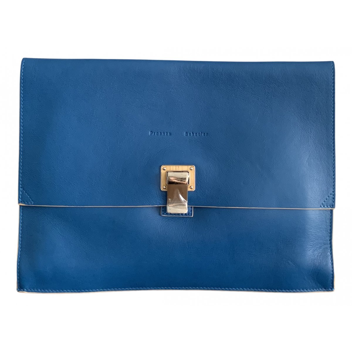 Lunch leather clutch bag