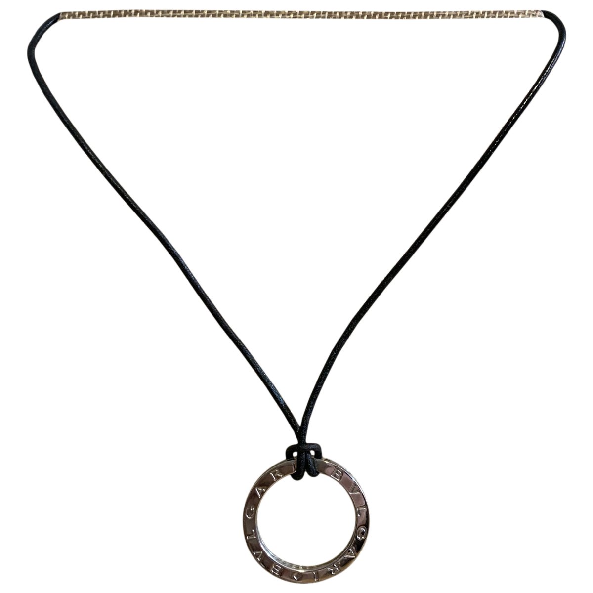 Bulgari silver necklace
