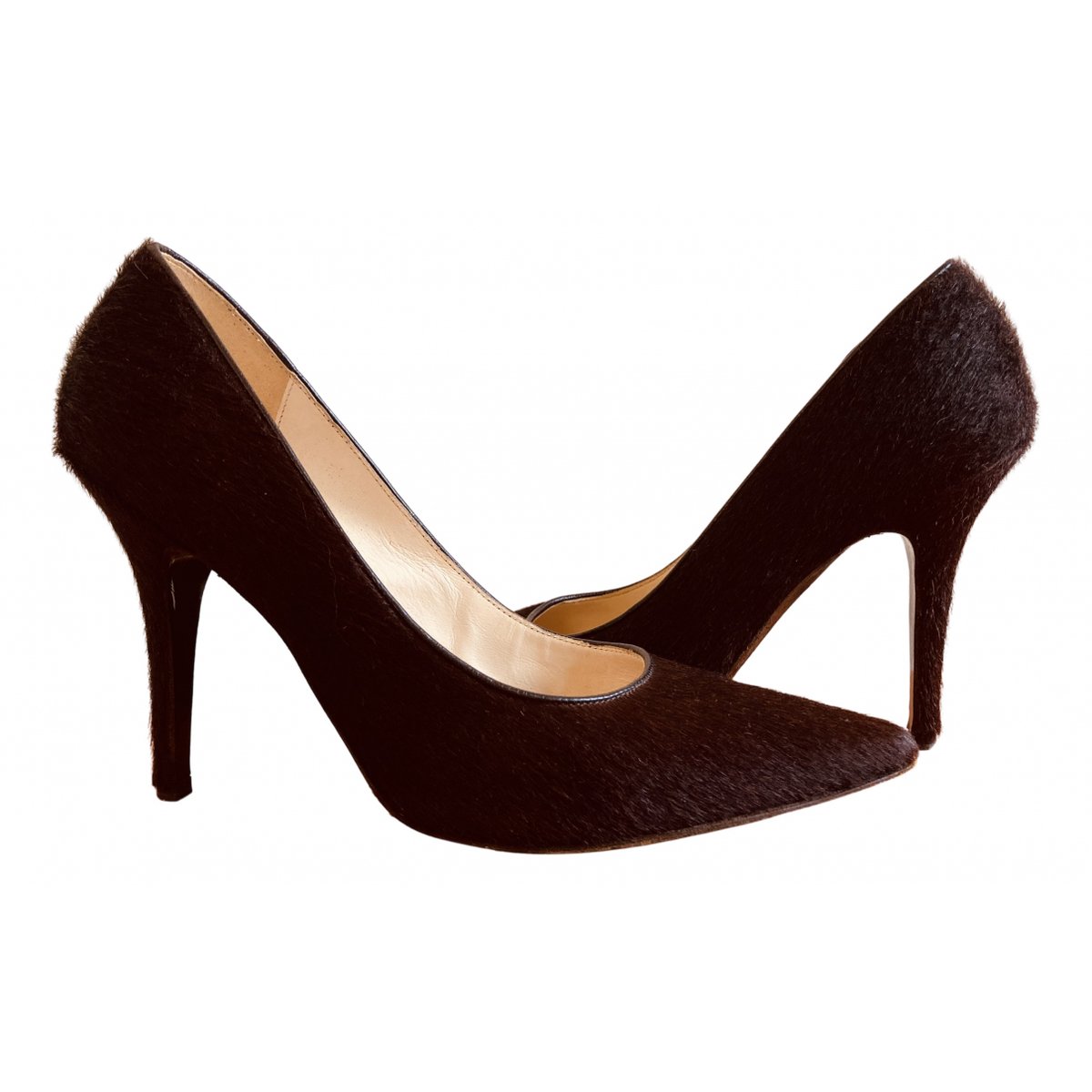 Max Mara Atelier pony-style calfskin heels