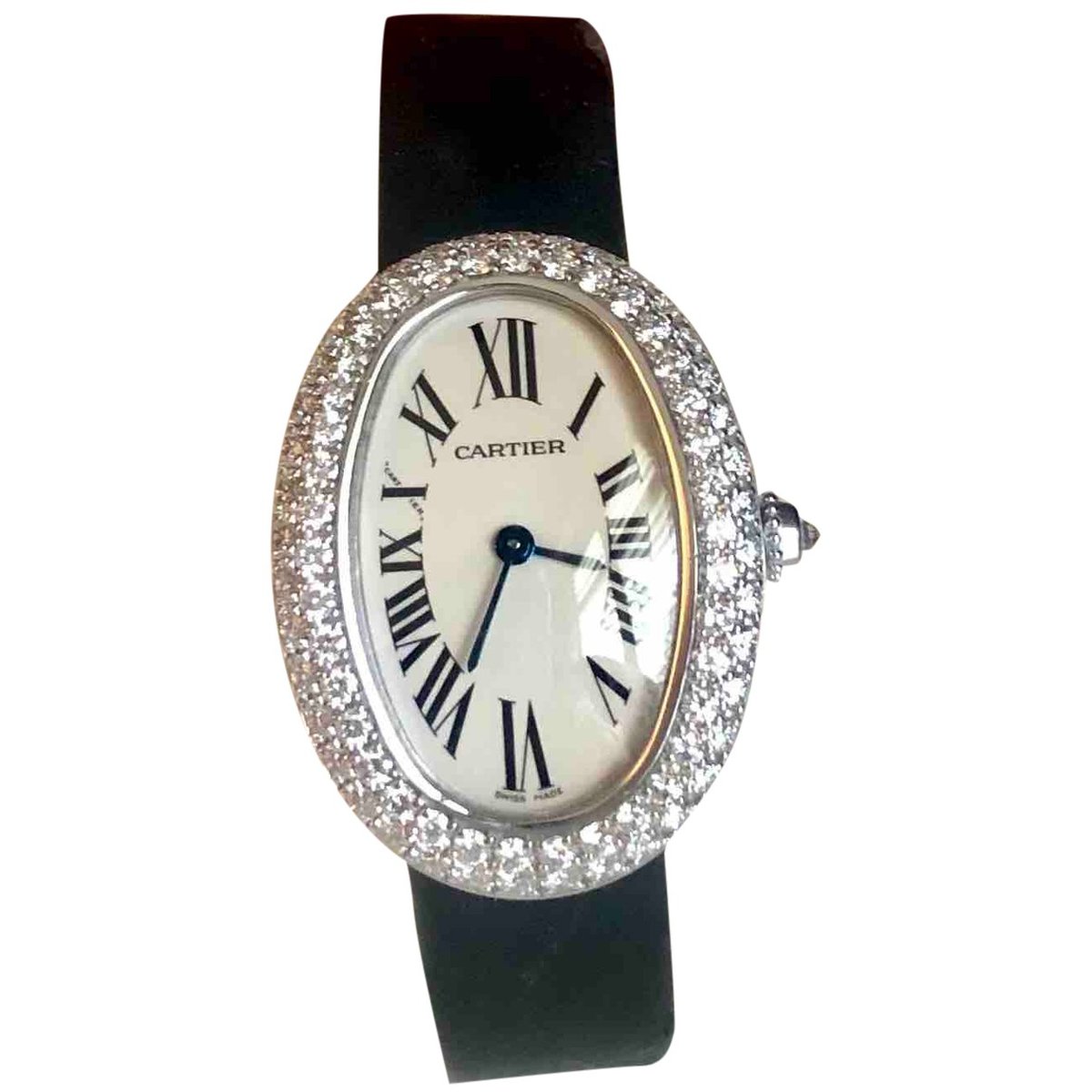 Baignoire white gold watch
