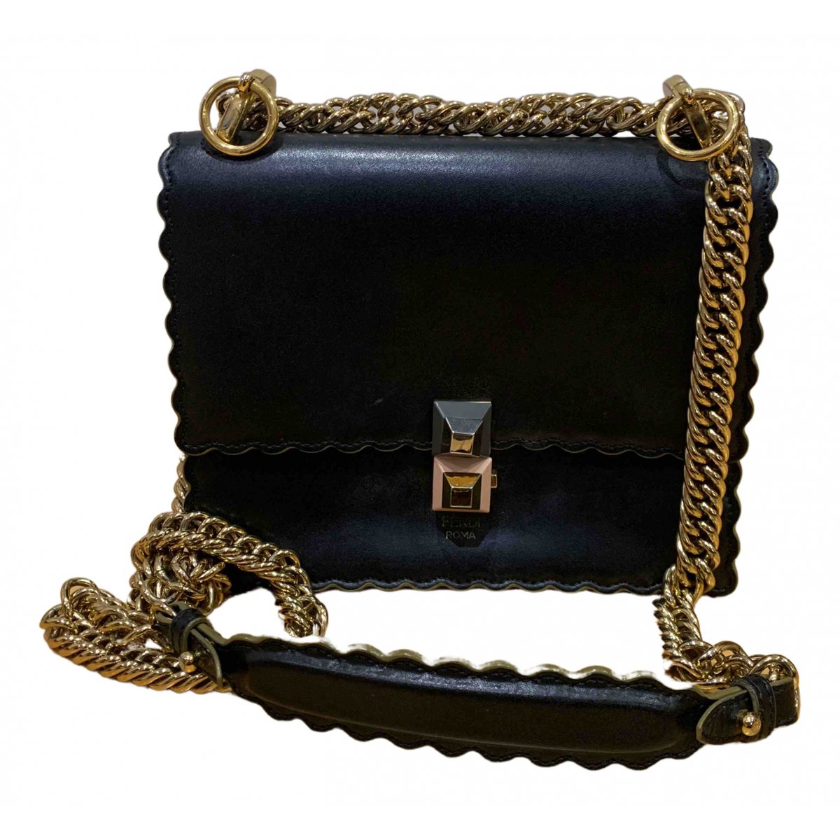 Kan I leather crossbody bag