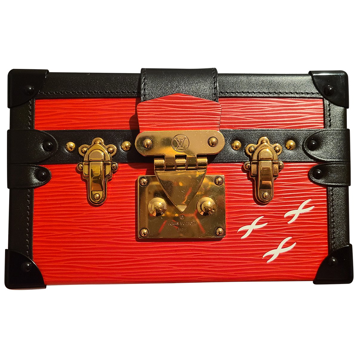 Petite Malle leather handbag