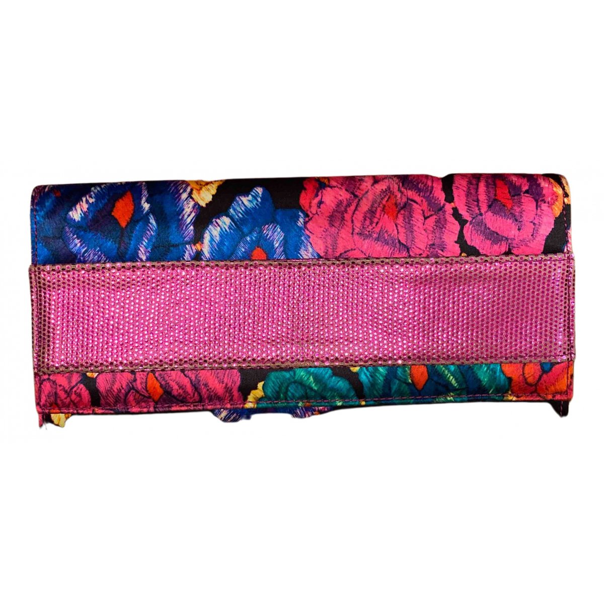 Silk clutch bag