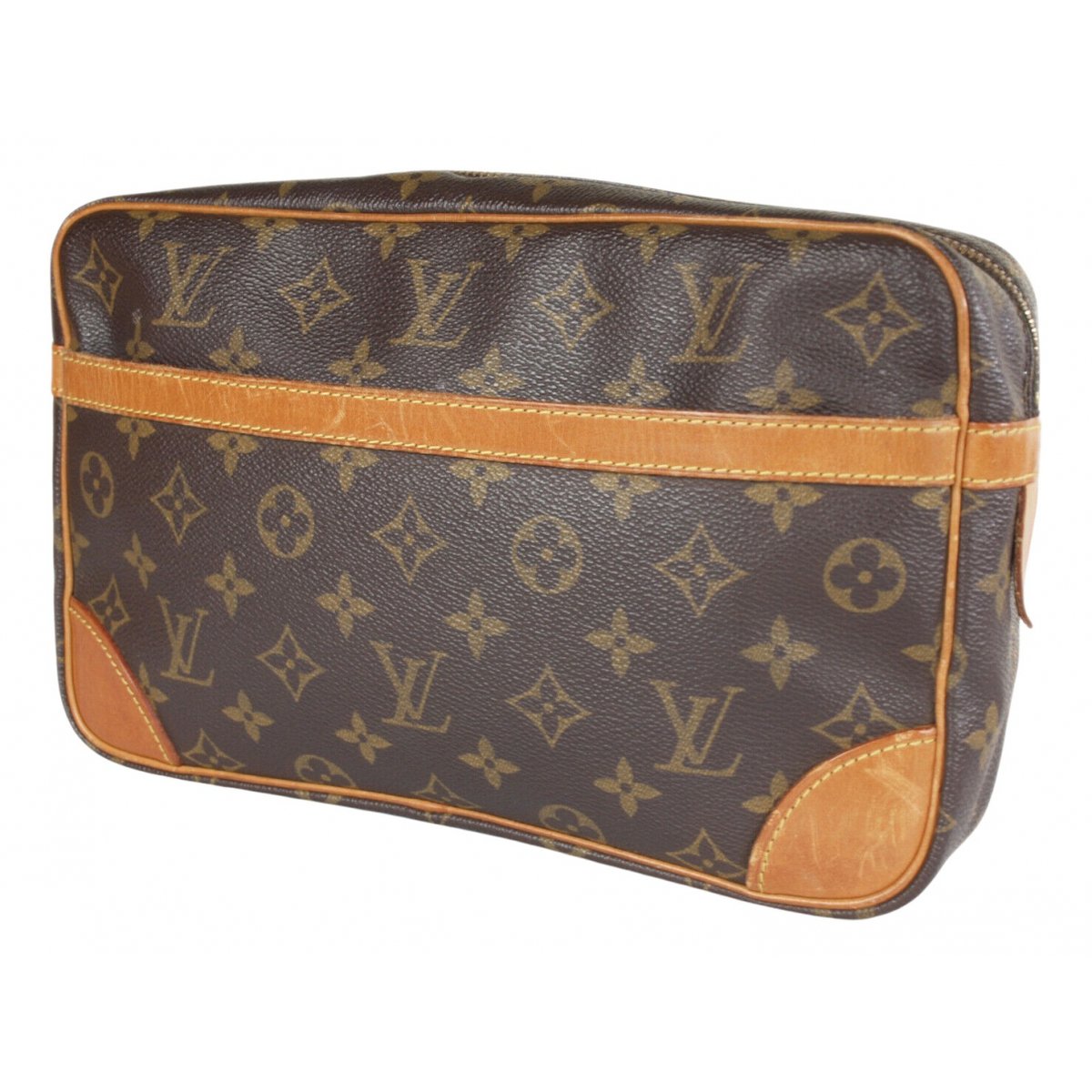 Compiegne 28 leather clutch bag