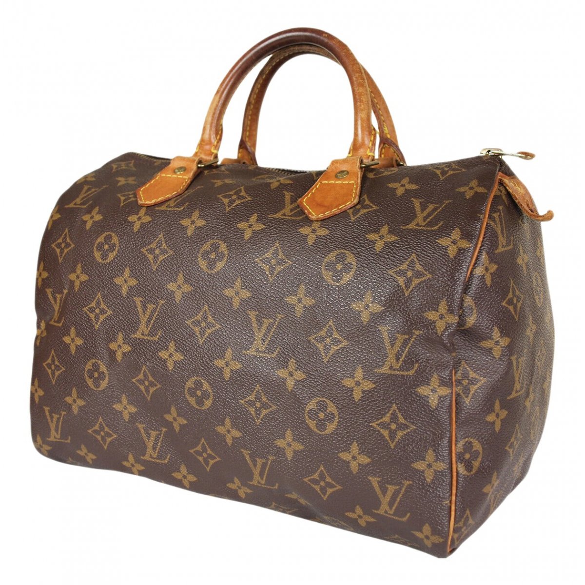 Speedy leather handbag