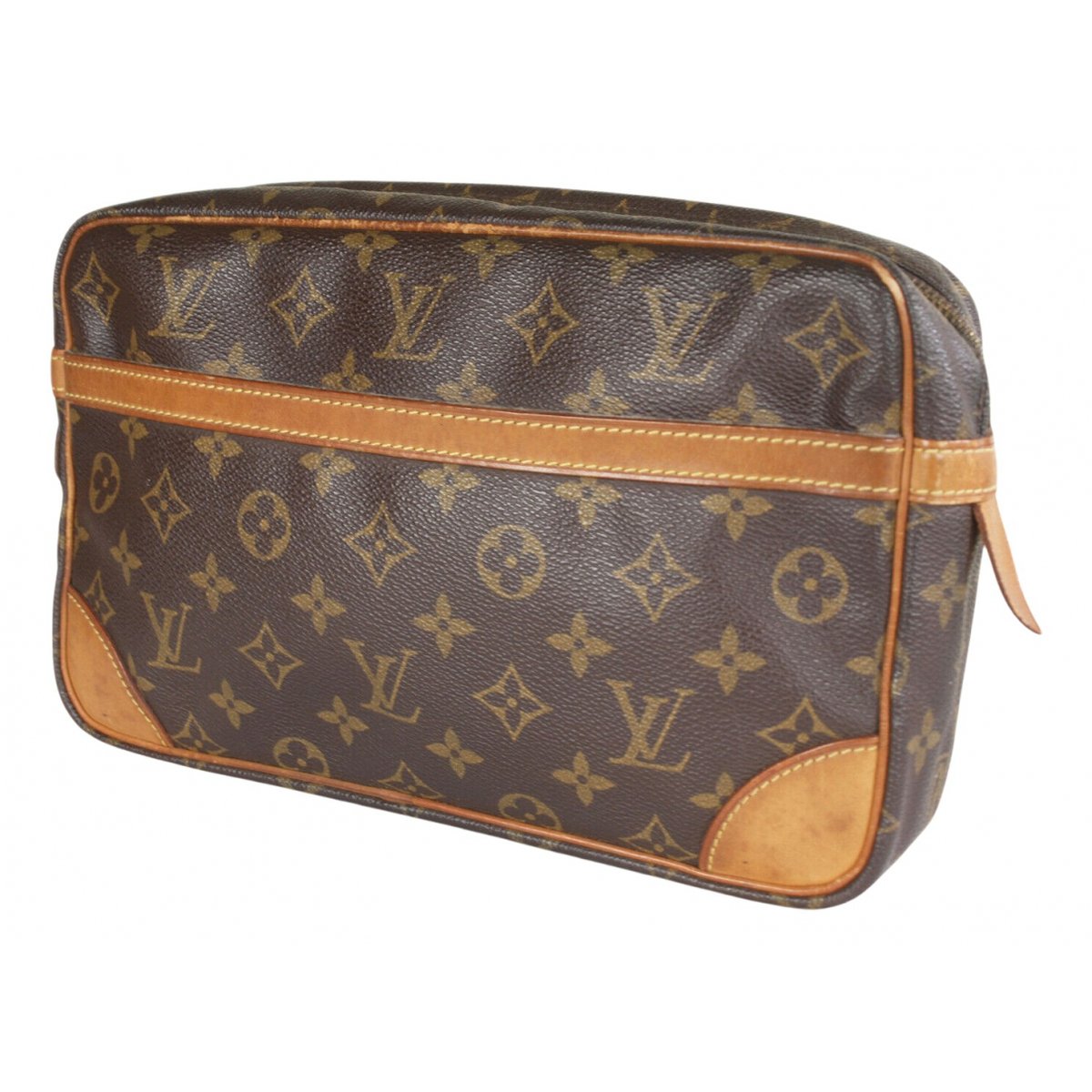 Compiegne 28 leather clutch bag