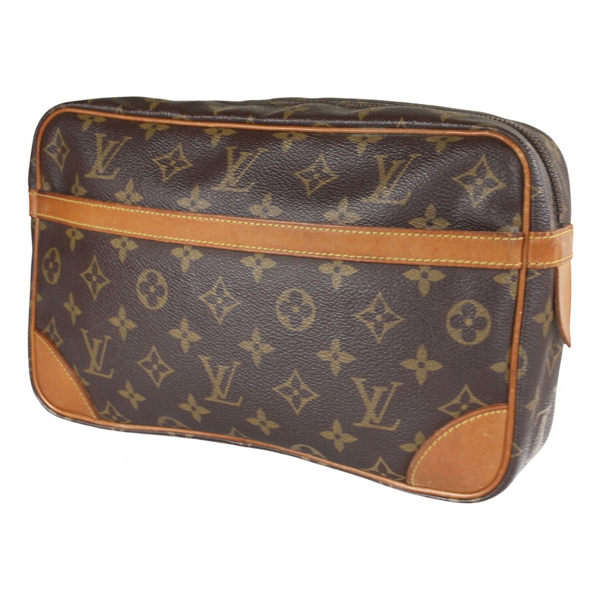 Compiegne 28 leather clutch bag