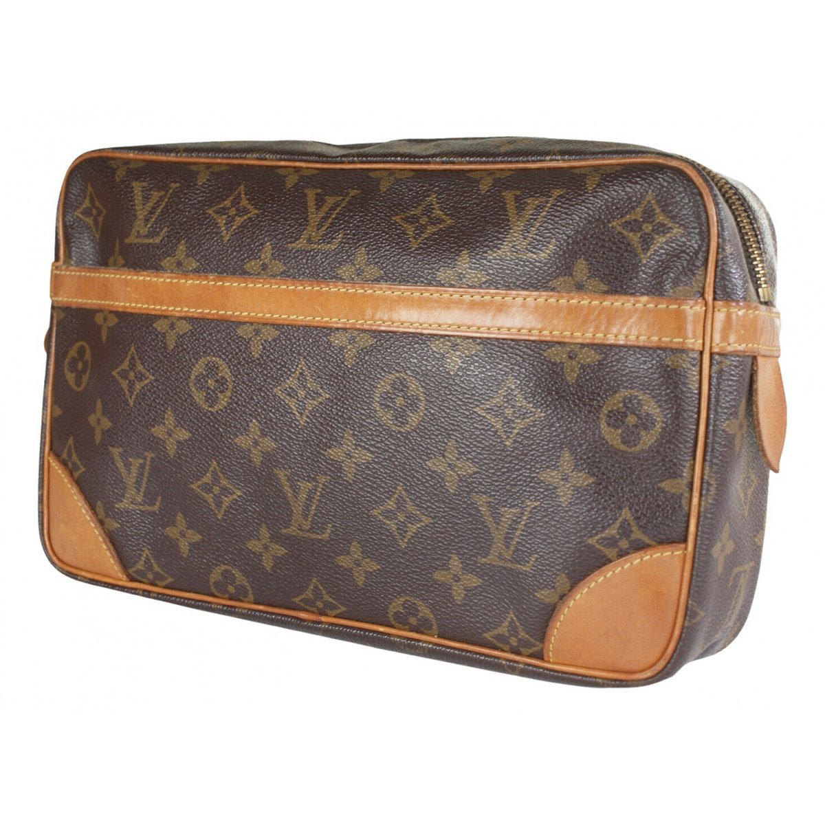 Compiegne 28 leather clutch bag