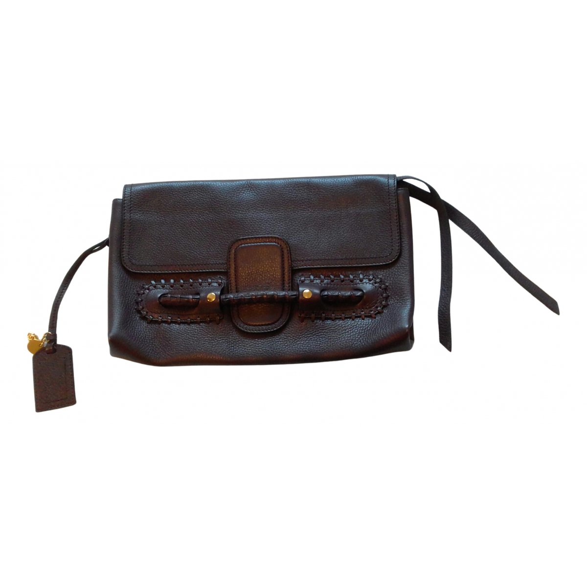 Heroine leather clutch bag