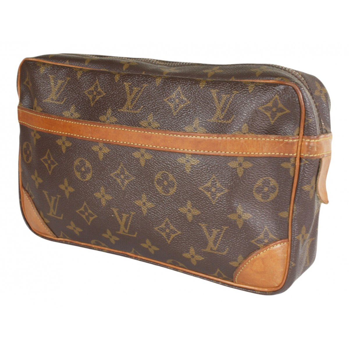 Compiegne 28 leather clutch bag