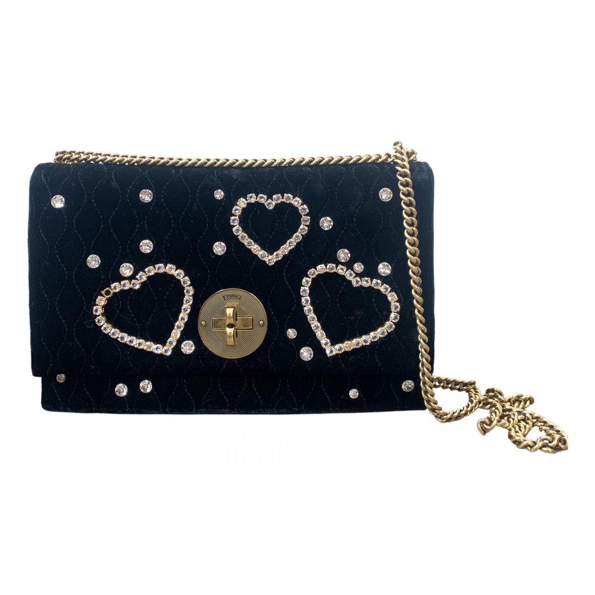 Velvet handbag