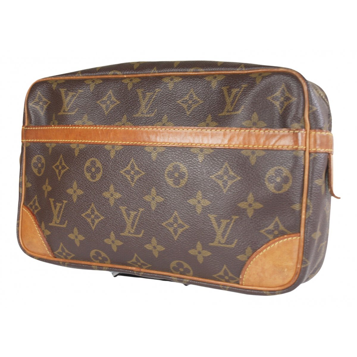 Compiegne 28 leather clutch bag
