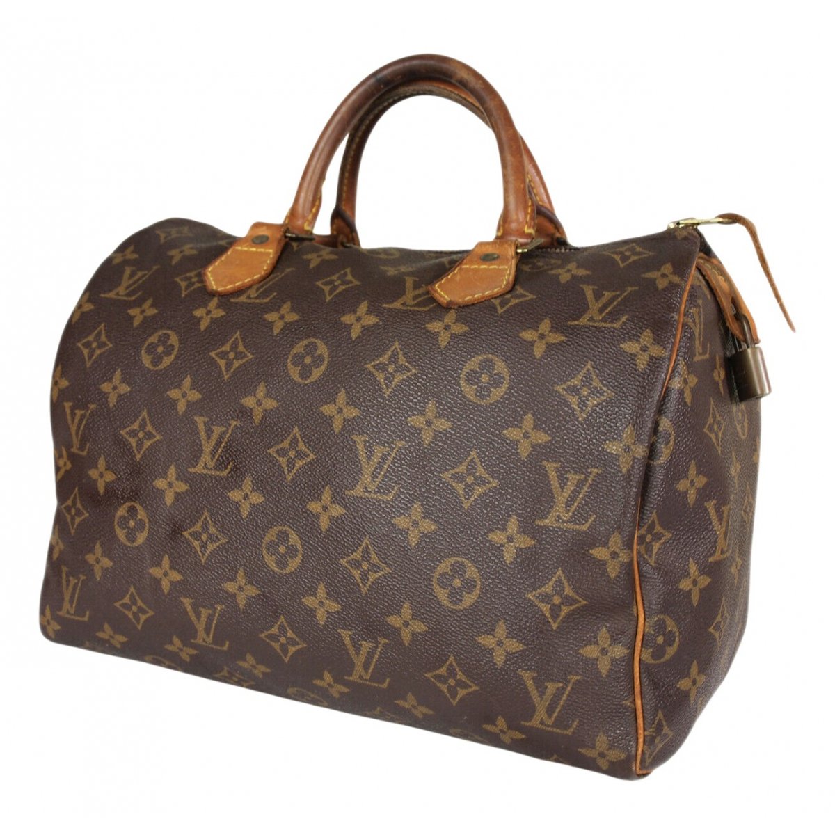Speedy leather handbag