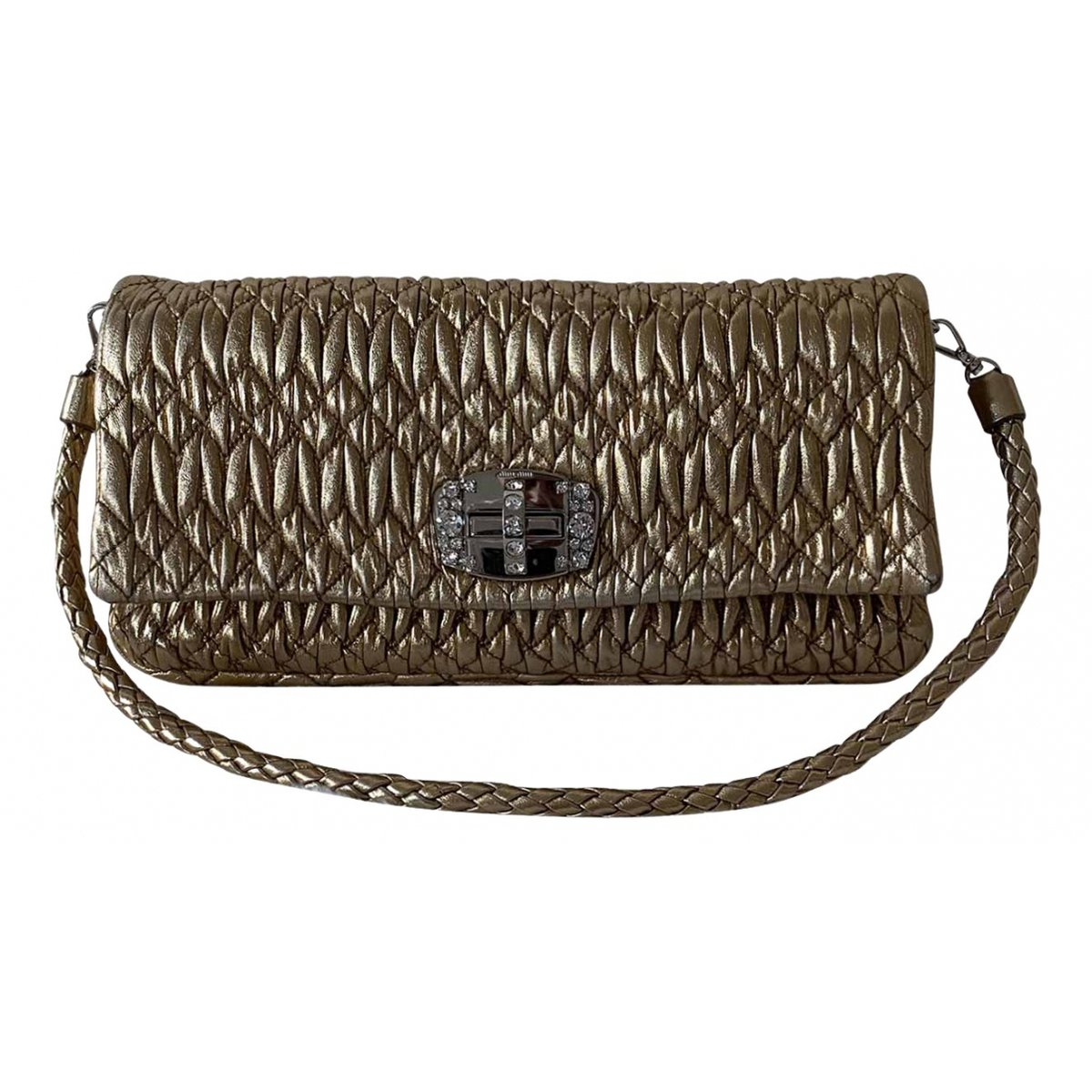Miu delice leather handbag