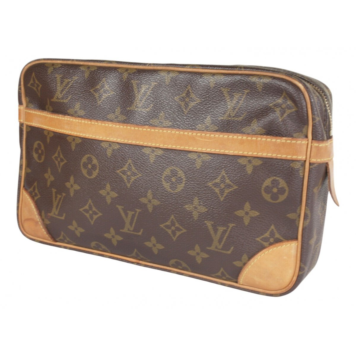 Compiegne 28 leather clutch bag