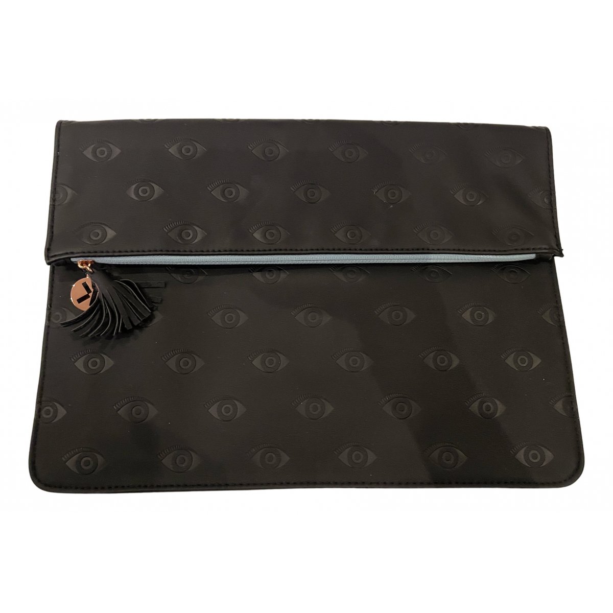 Vegan leather clutch bag