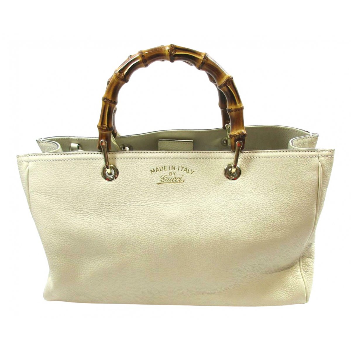 Bamboo Shopper leather tote