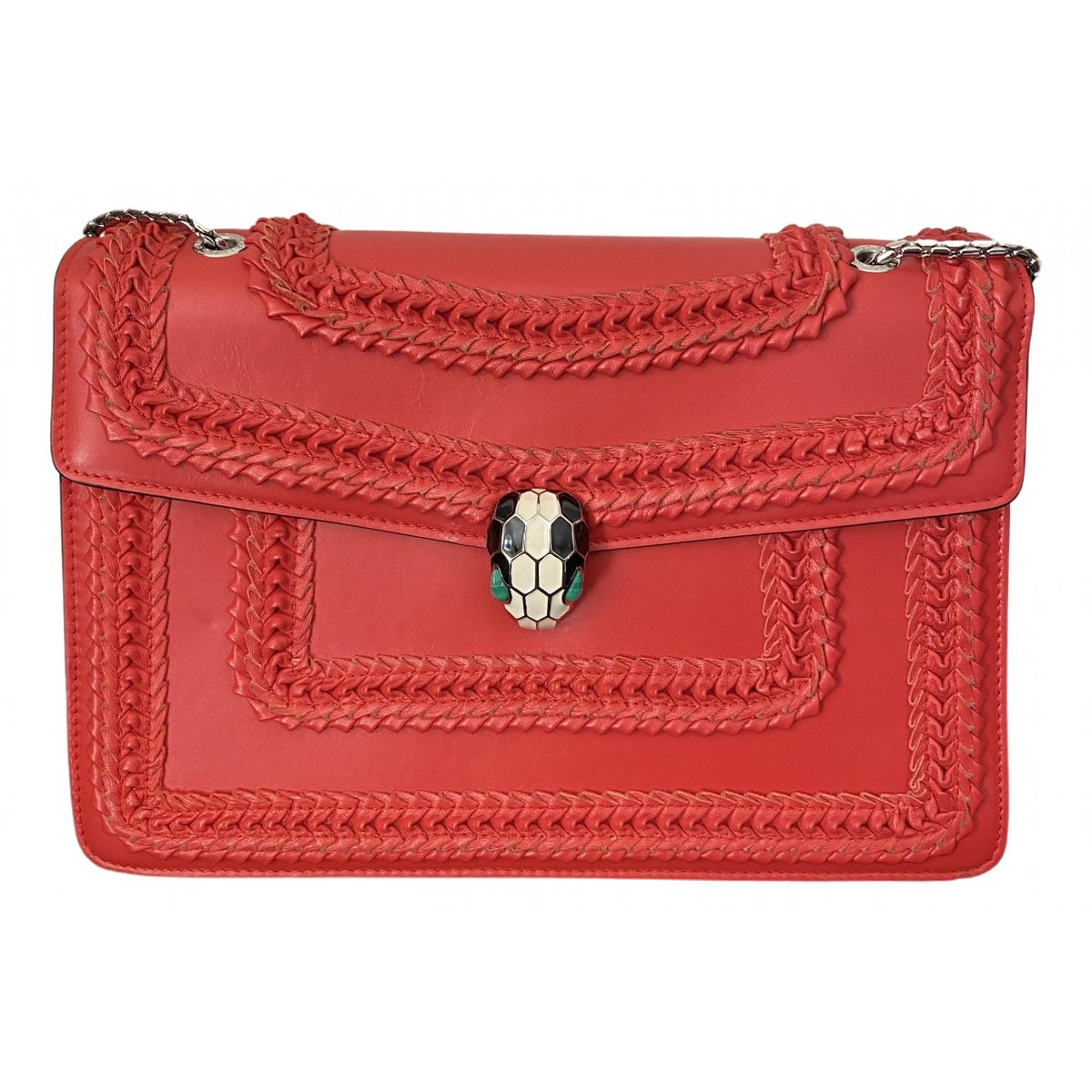Serpenti leather crossbody bag