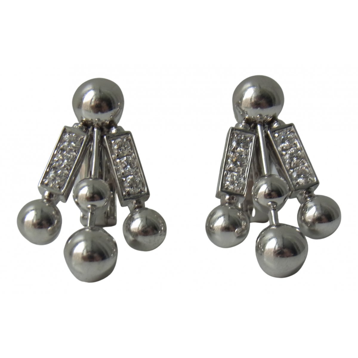Astrale white gold earrings
