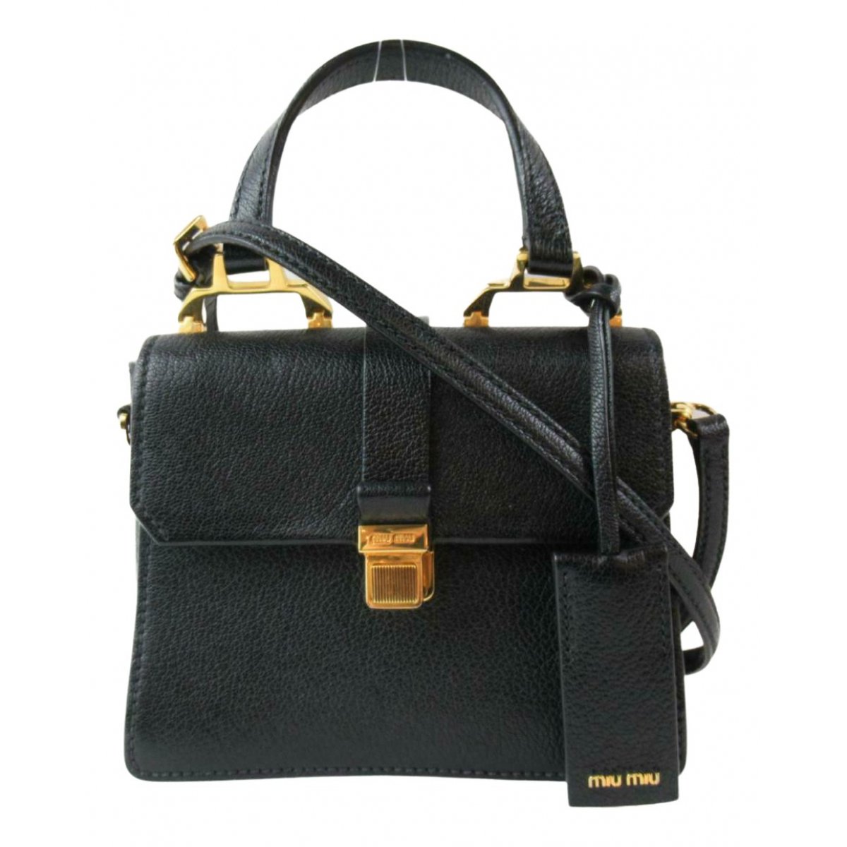 Madras leather handbag