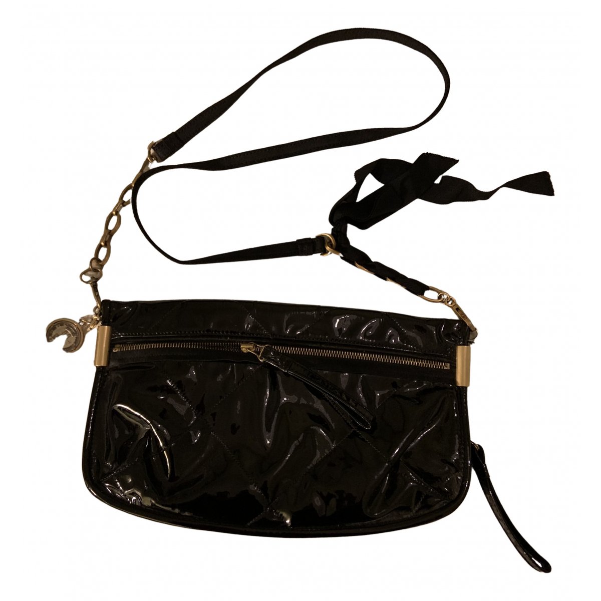 Amalia patent leather handbag