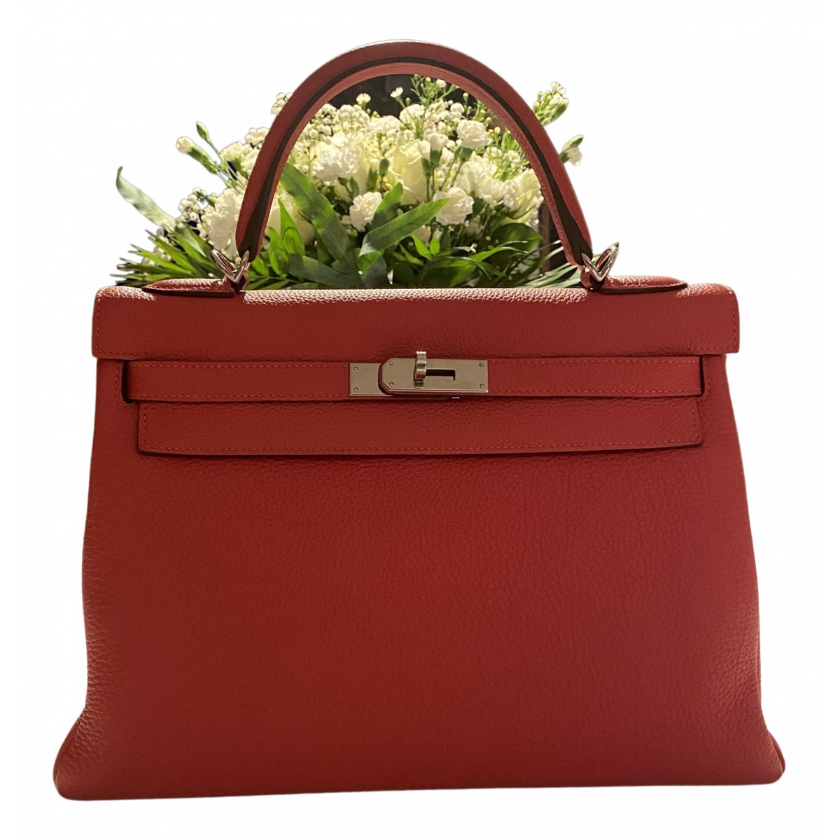 Kelly 32 leather handbag