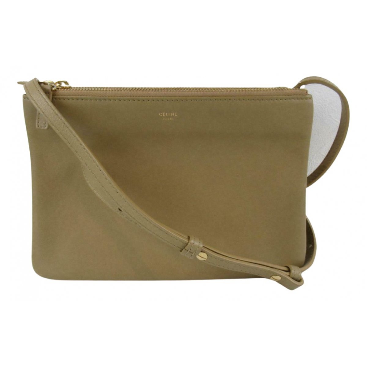 Trio leather crossbody bag