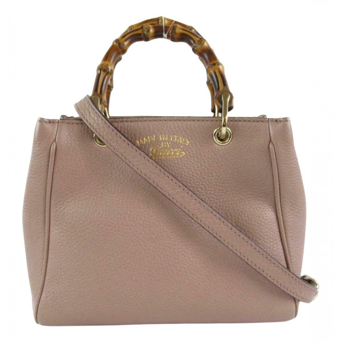 Bamboo Shopper leather tote