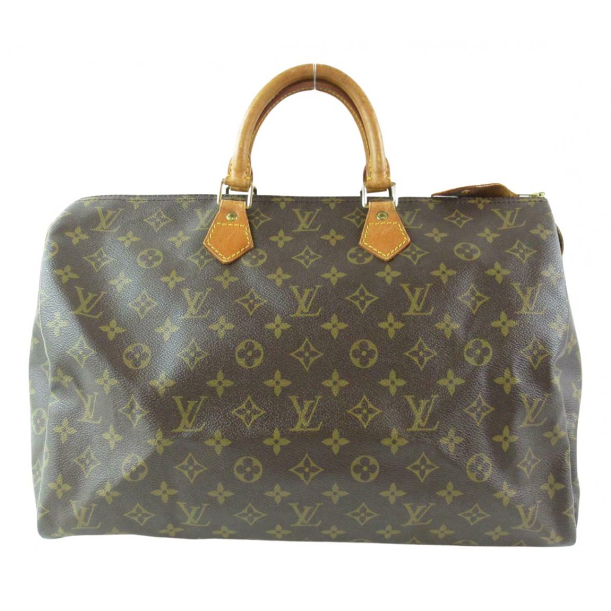 Speedy leather travel bag