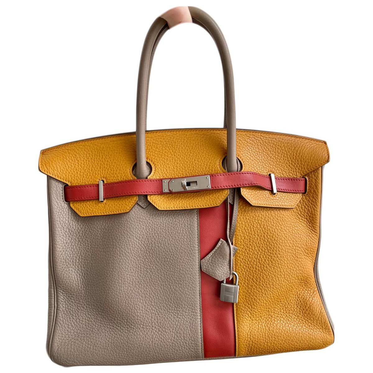 Birkin 35 leather handbag