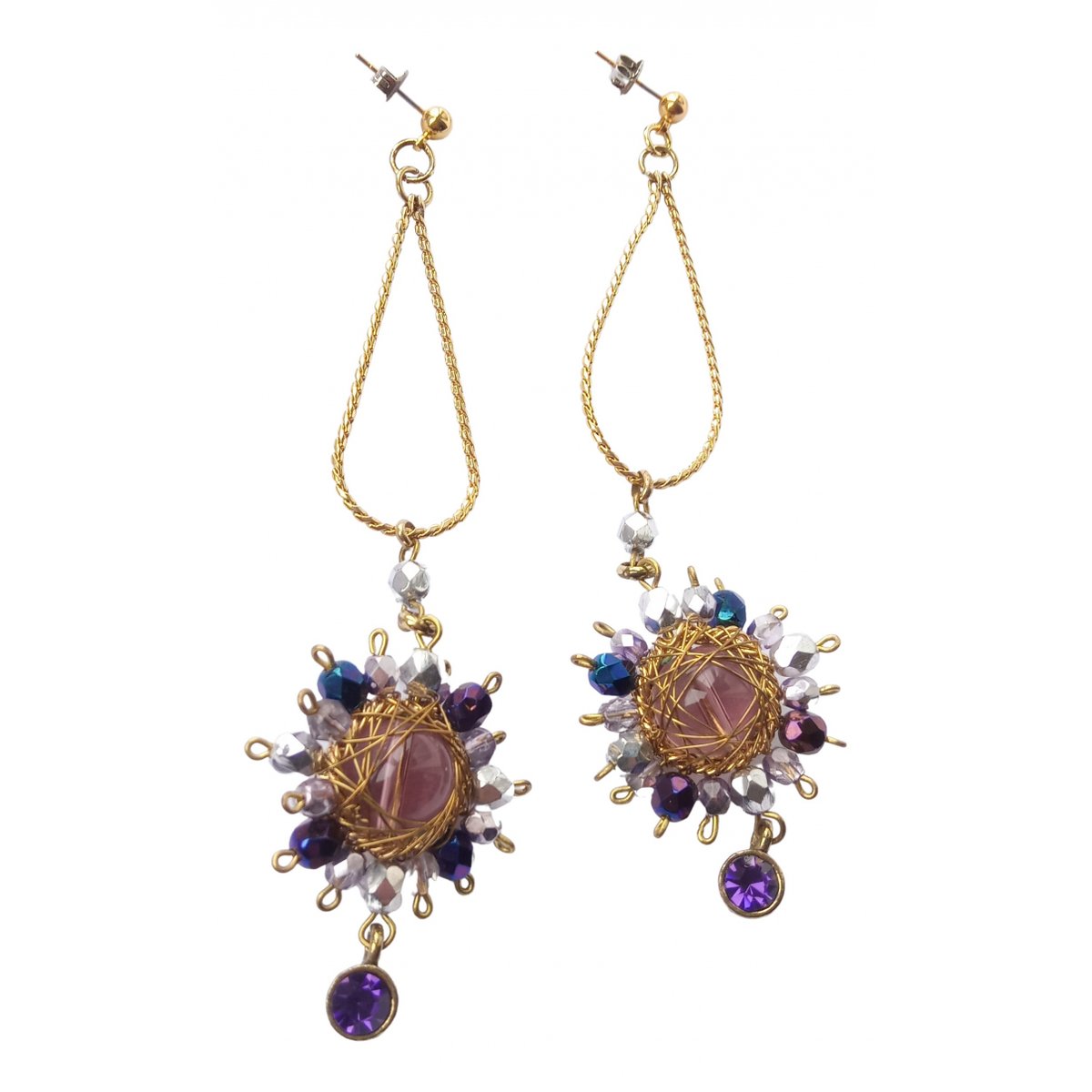 Améthyste earrings