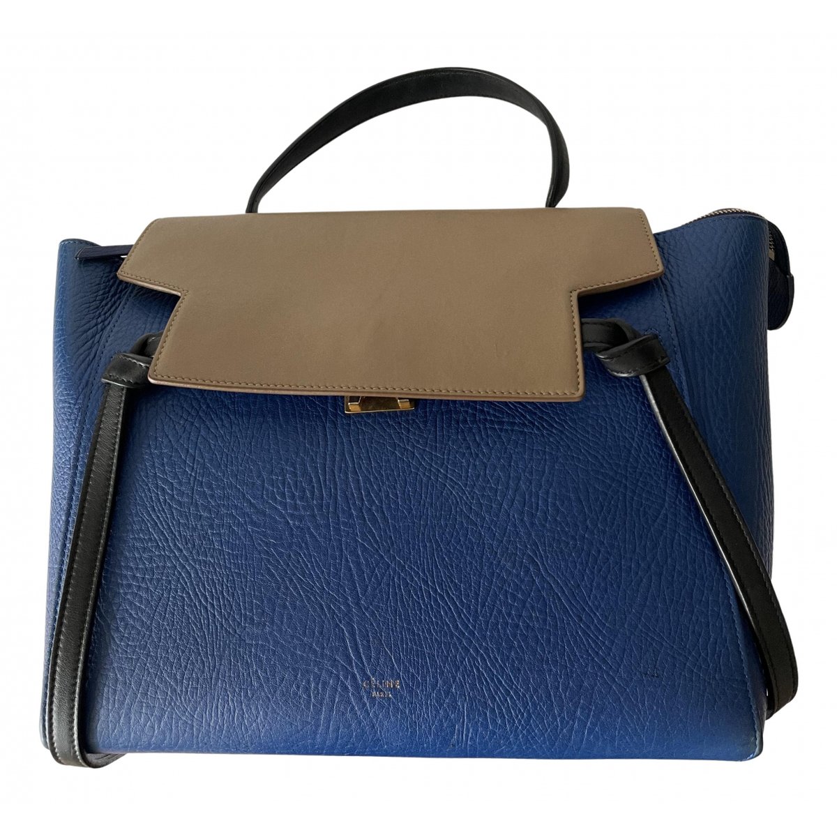 Belt leather handbag