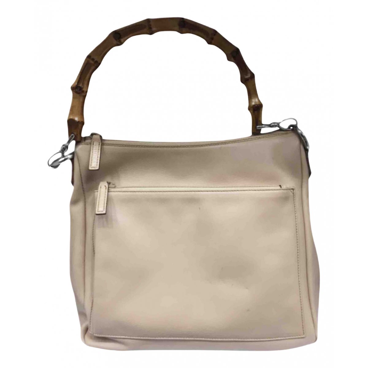 Bamboo leather handbag