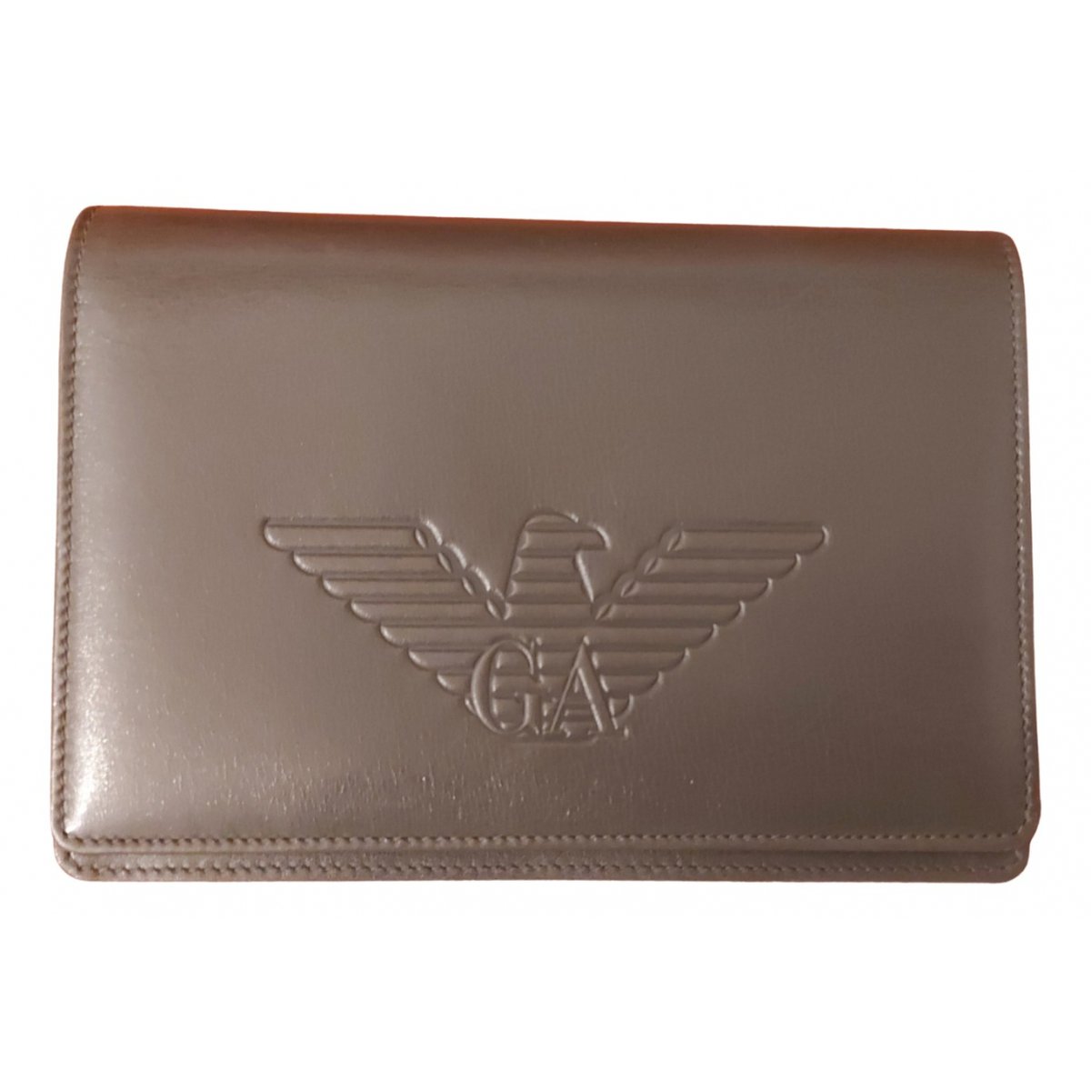 Leather clutch bag