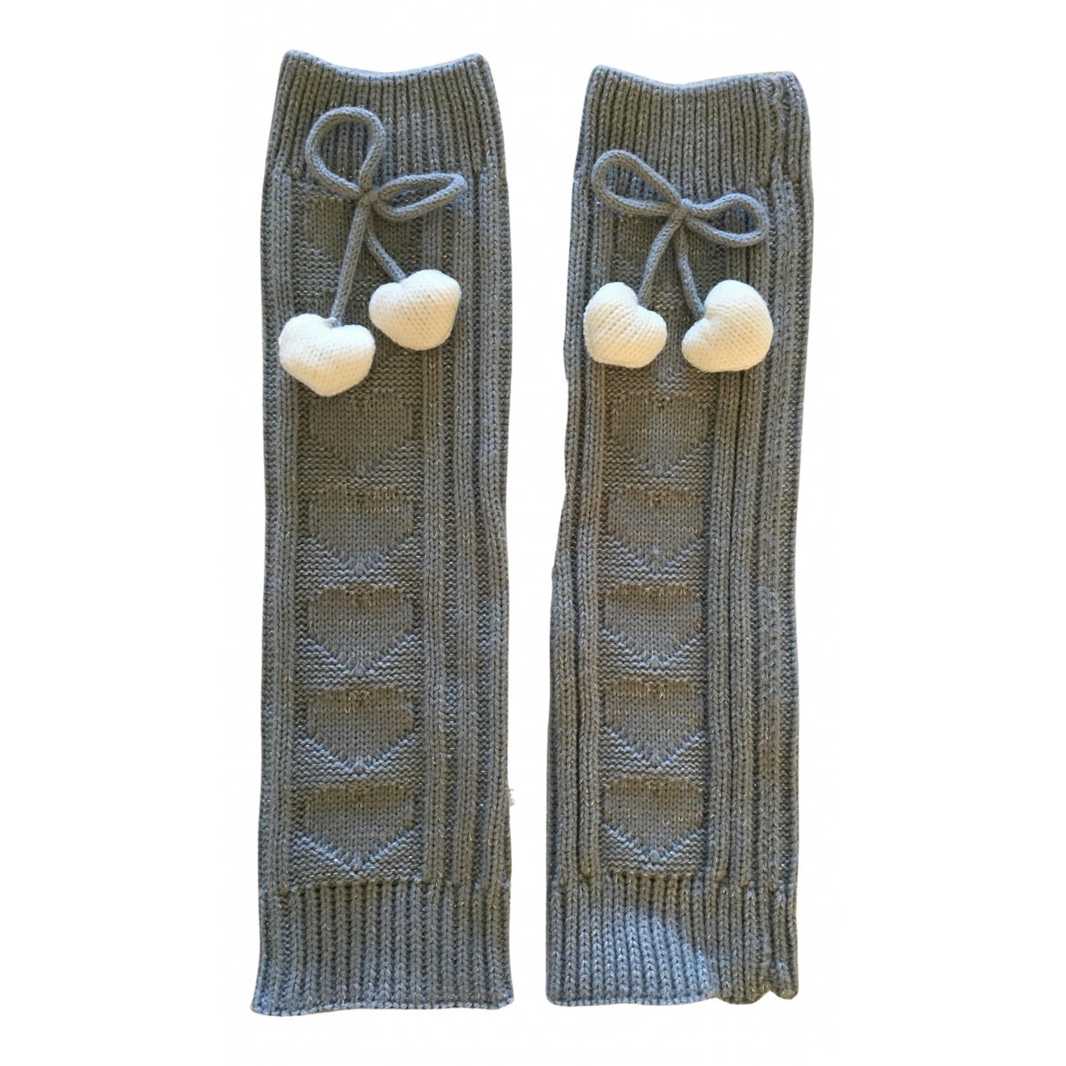 Crochet wool mittens