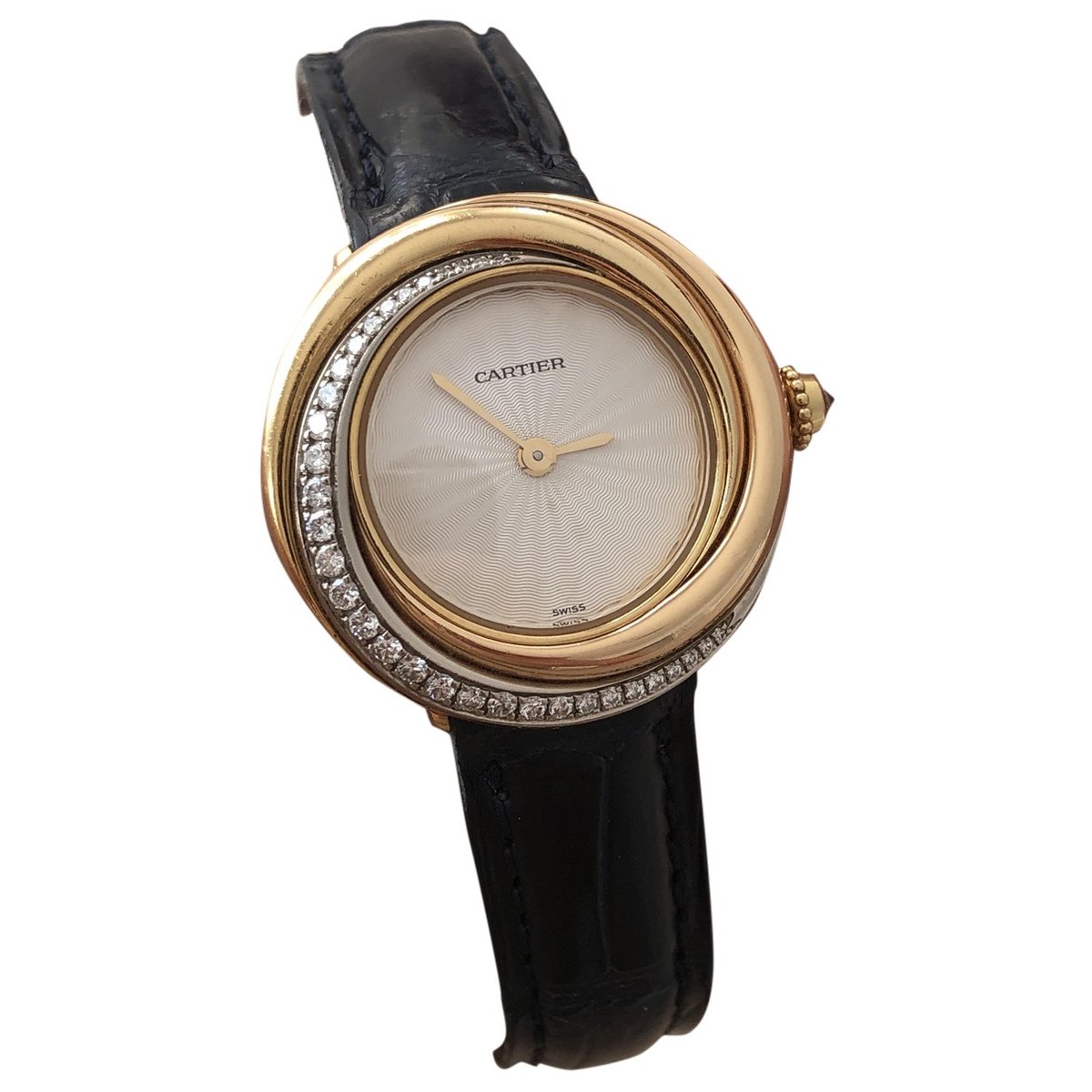 Must Trinity yellow gold watch