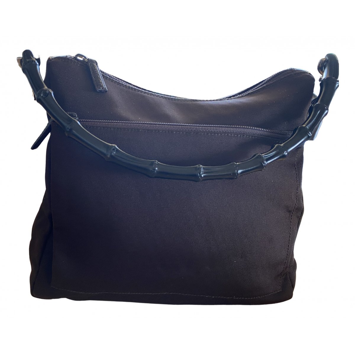 Vintage Bamboo Hobo cloth handbag
