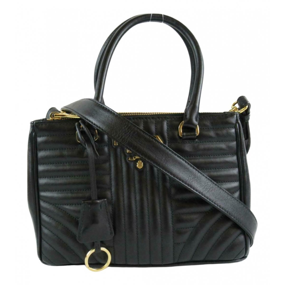 Crossbody leather handbag