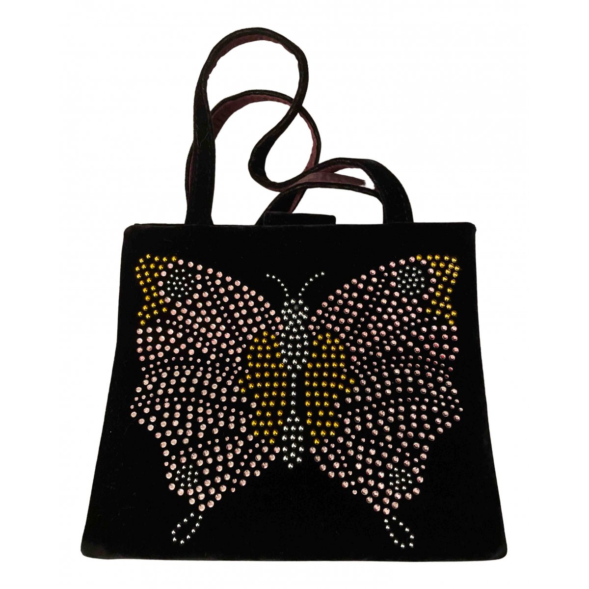 Velvet handbag