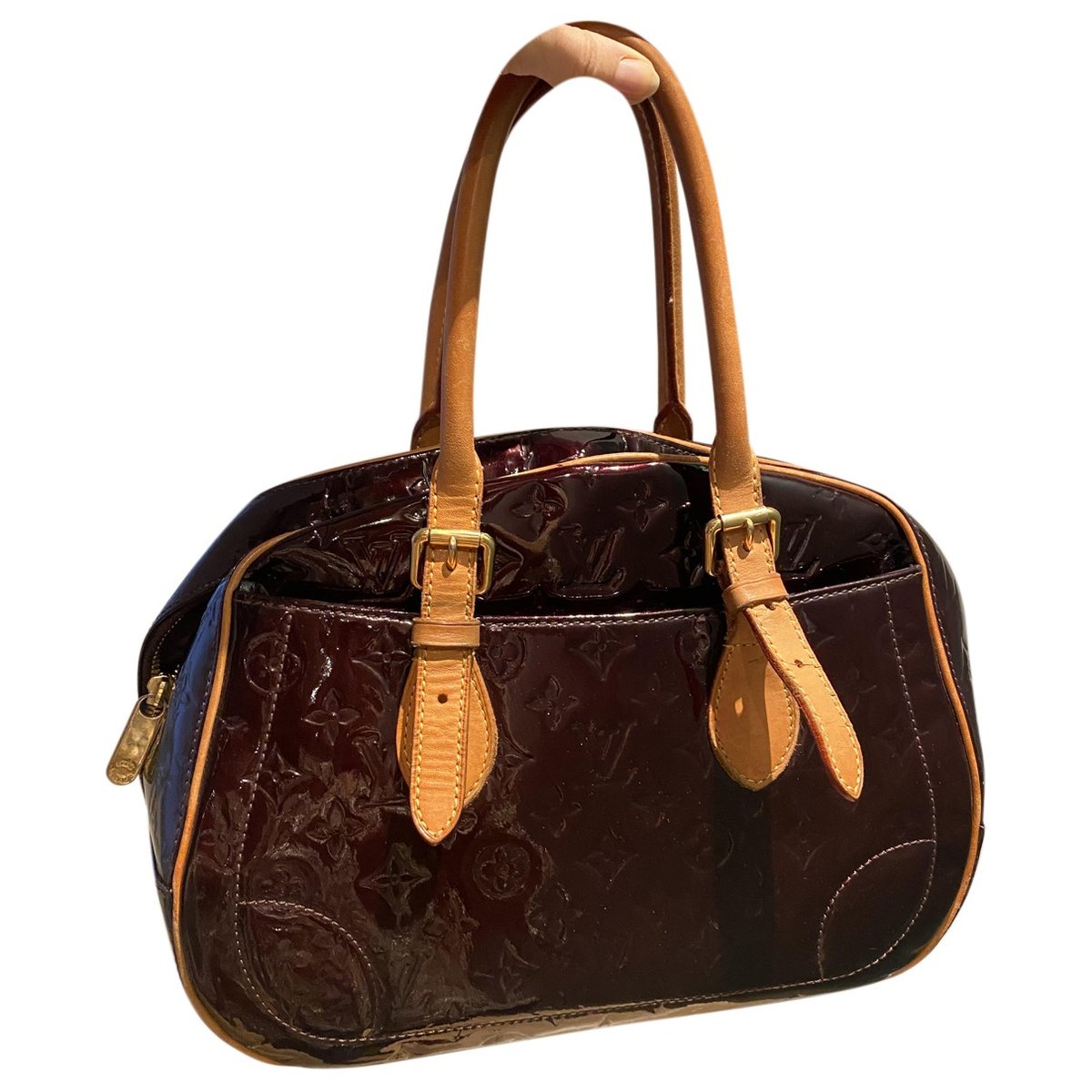 Summit patent leather handbag