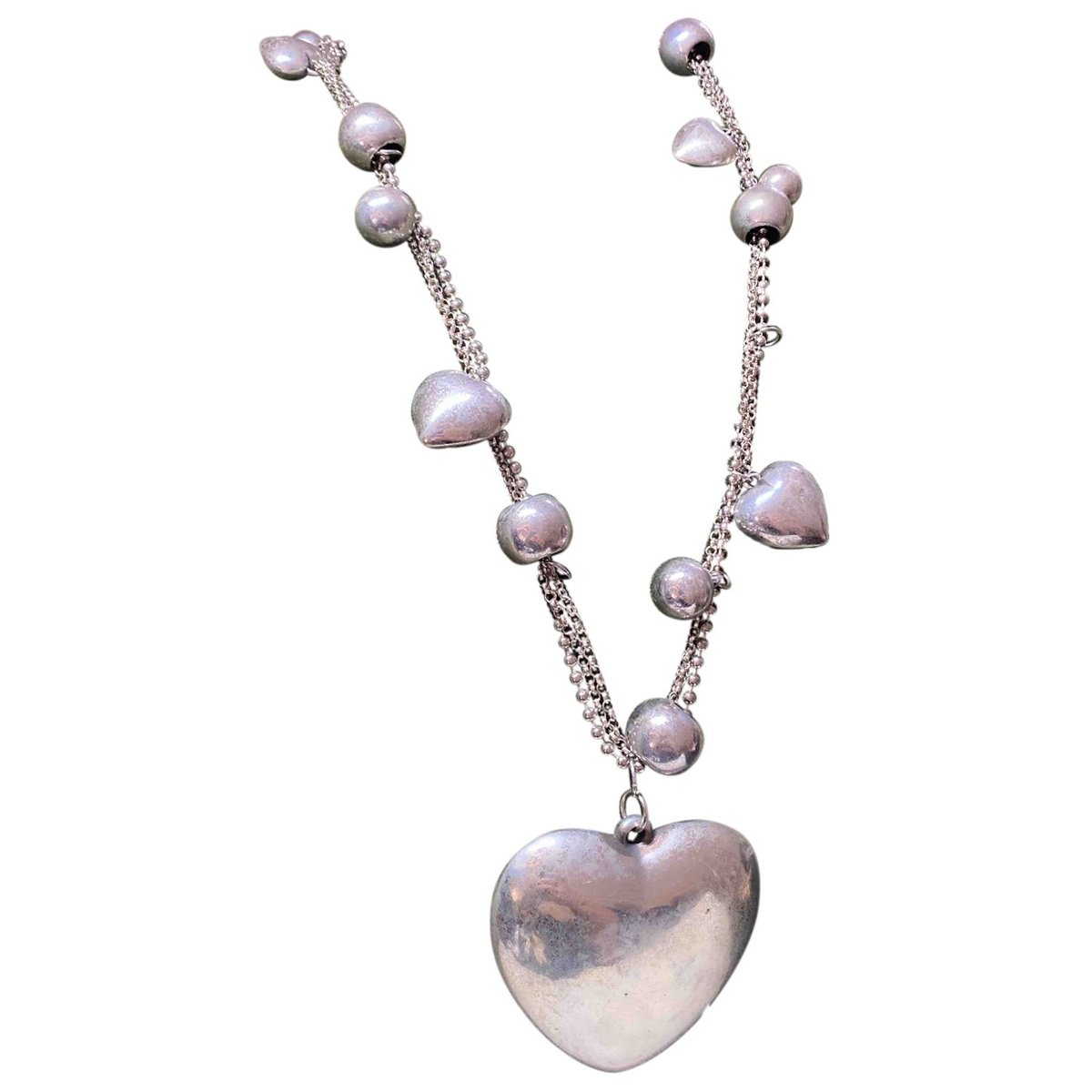 Motifs Coeurs long necklace