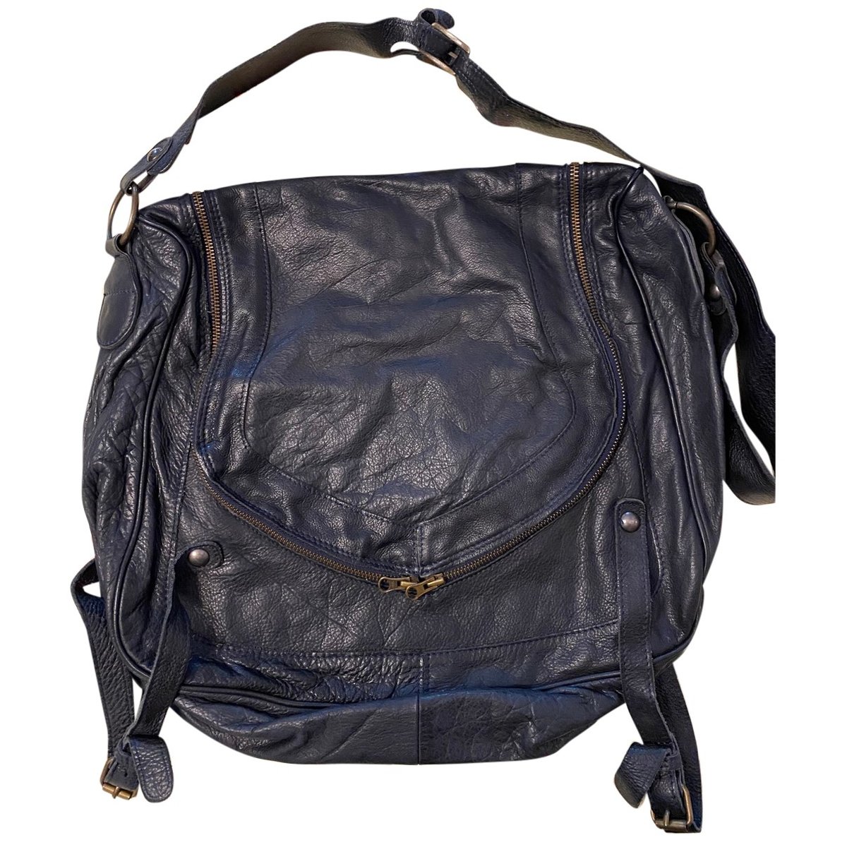 Leather crossbody bag
