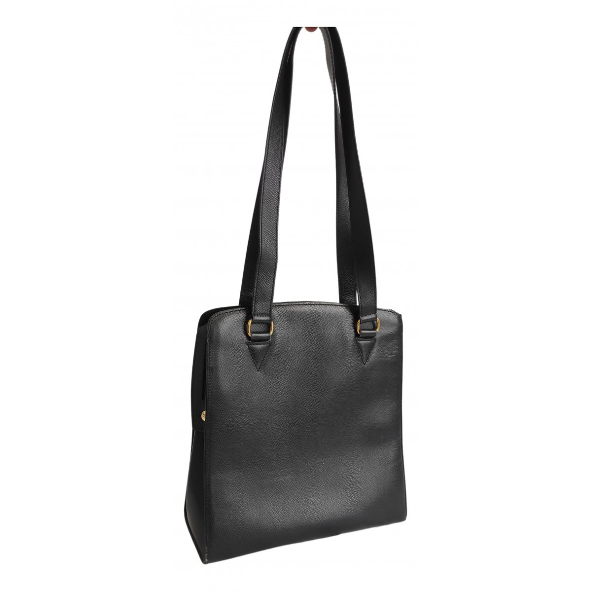 Edge leather handbag